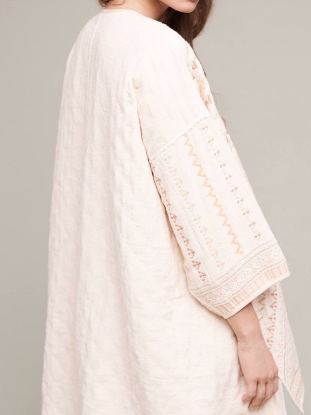 Anthropologie Bl^nk London Paloma Embroidered Kimono Jacket - Picture 3 of 13